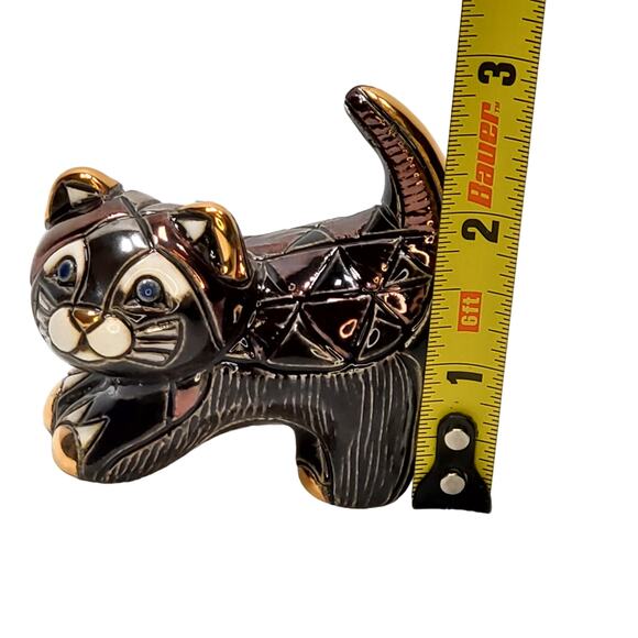 Artesania Rinconada Black Kitten 1715 Rinca Babies Platinum Gold Animalcore - Picture 8 of 12